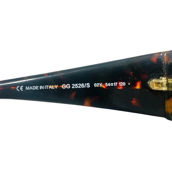 Gucci Tortoise Women Sunglasses Luxury Accessories GG 2526/S - Picture 7 of 11